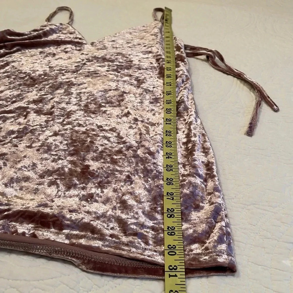 Crushed Velvety Top Sleeveless & Jogger Pants Lounge Wear Set Pink Medium L Y2K - Picture 11 of 17
